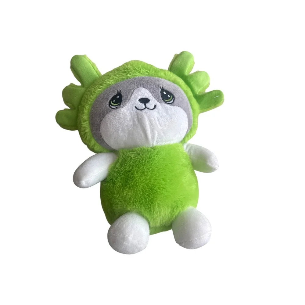 Caravan Softoys in‎ Green Axolotl Hood Plush Big T Toys Stuffed Animal